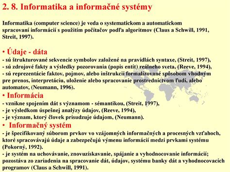 Informačné technológie a spracovanie údajov