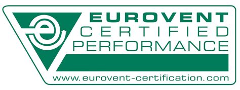 Logo certifikácie EUROVENT na klimatizačnom zariadení