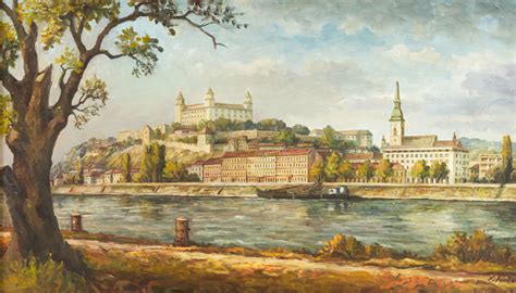 Panoráma Bratislavy s komplexom Metropolis