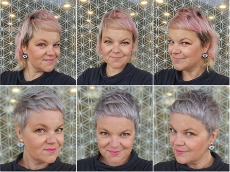 schéma stylingu pixie účesu