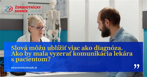 Lekár konzultuje s pacientom
