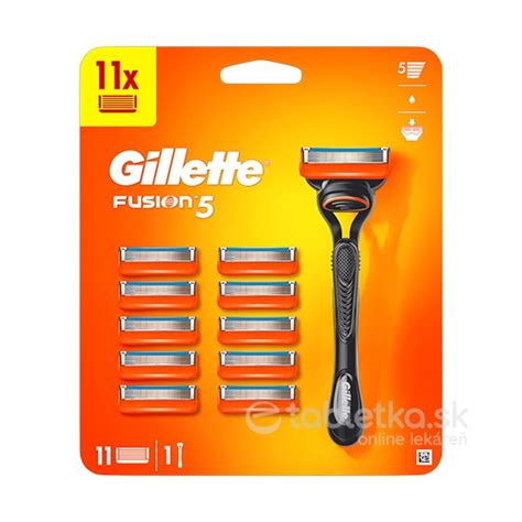Porovnanie rôznych balení náhradných hlavíc Gillette Fusion5