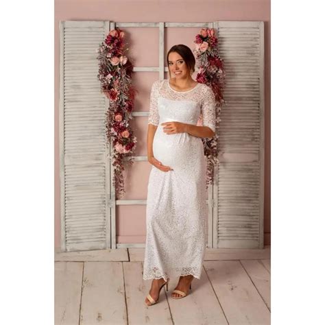 Svadobné šaty pre tehotné nevesty s asymetrickým strihom