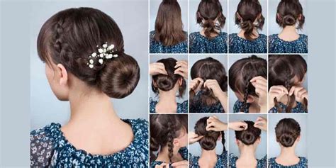 Nízky drdol s voľnými pramienkami