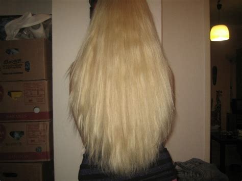 zdravé dlhé blond vlasy