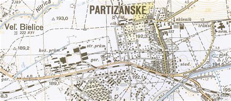 Mapa kaderníctiev v Partizánskom