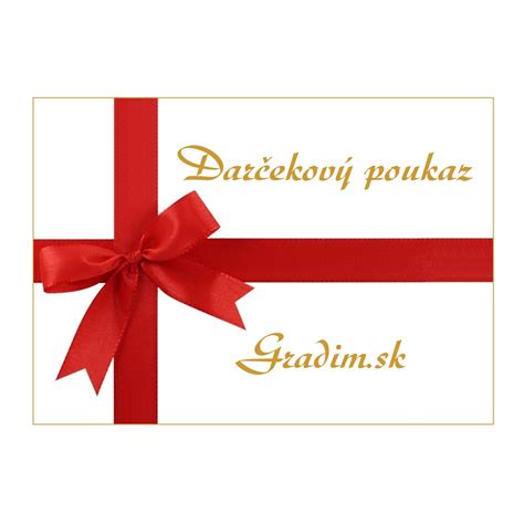 Darčekový poukaz