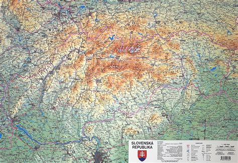 Mapa Slovenska s vyznačenou obcou Veľká Mača