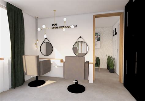 Interiér moderného kaderníctva PAPI HAIR DESIGN