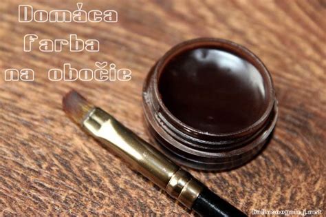 Prírodná domáca farba na obočie