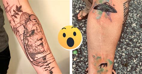 Ukážka rôznych štýlov dočasného tetovania na pokožke
