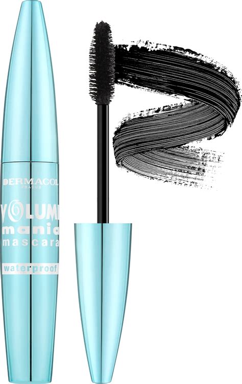 Porovnanie rias pred a po použití riasenky Dermacol Volume Mania