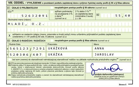 Formulár pre korekciu dát