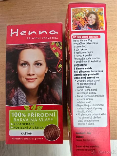 Prírodná henna na vlasy