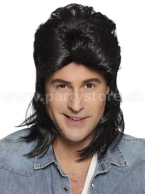 Štýlová čierna parochňa na figuríne