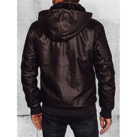 pánska mestská bunda s kapucňou v štýlovom prevedení