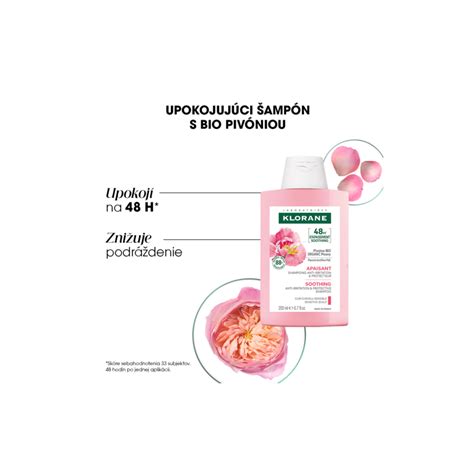 Balenie Klorane šampónu s BIO pivonkou