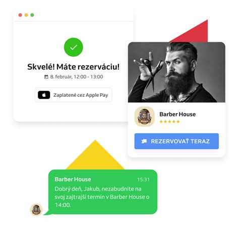 Užívateľsky prívetivý online rezervačný systém pre barber služby