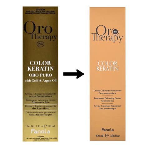detail balenia masky Fanola Oro Therapy 24K