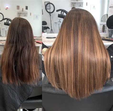 Žena aplikujúca keratín na vlasy