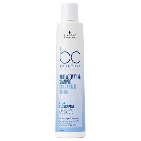 Schwarzkopf Professional BC Bonacure Root Activating Shampoo fľaša na bielom pozadí