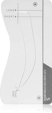 Detail priehľadnej šablóny na bradu