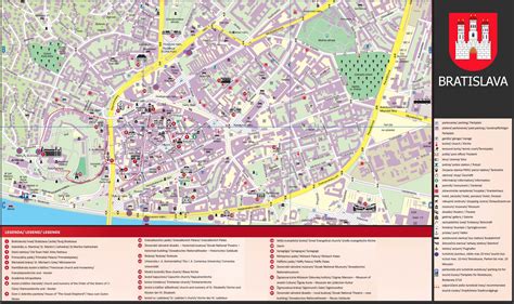 Mapa Bratislavy s vyznačenými ulicami Smrečianska a Ľadová