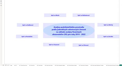 Grafické znázornenie finančných ukazovateľov spoločnosti
