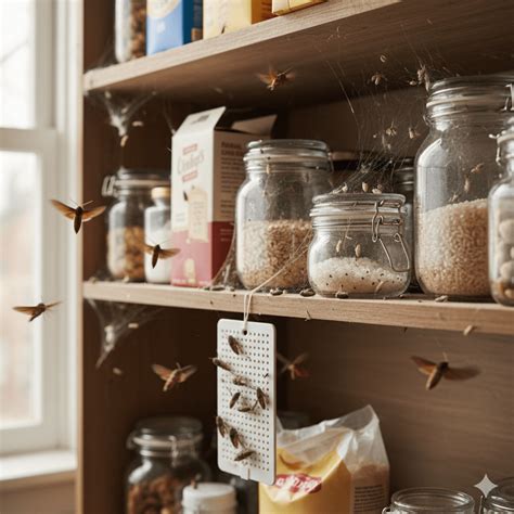 Potravinové mole v kuchynskej skrinke