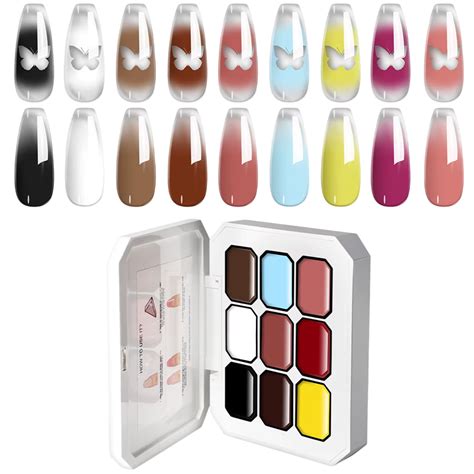 Paleta hnedých ombré kombinácií pre rôzne tóny pleti