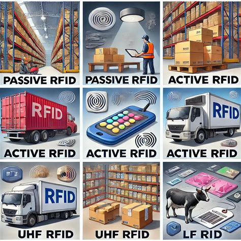 Rôzne typy RFID identifikačných médií