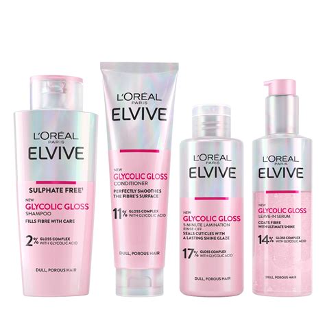 L'Oréal Elseve Glycolic Gloss rad produktov