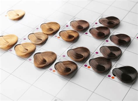 Paleta odtieňov blond vlasov