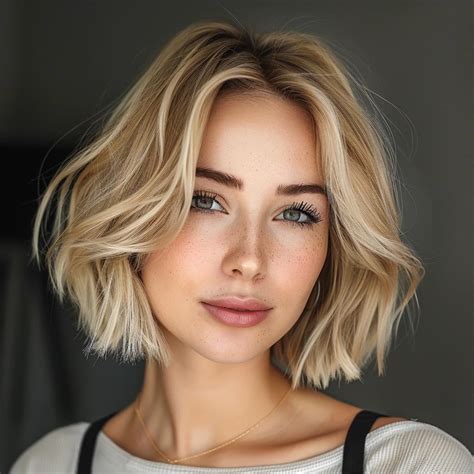 Žena s blond melírom a prirodzeným vzhľadom