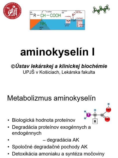 Molekuly aminokyselín
