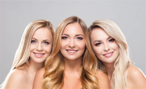 Rôzne odtiene studenej blond