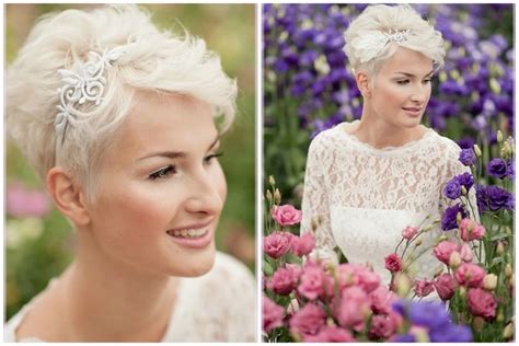 krátke svadobné účesy