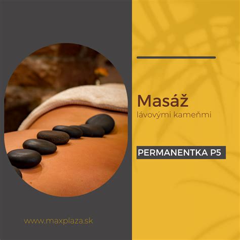 Detailný záber na masáž lávovými kameňmi