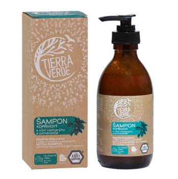Tierra Verde Žihľavový šampón na mastné vlasy s bylinkovou vôňou 500 ml