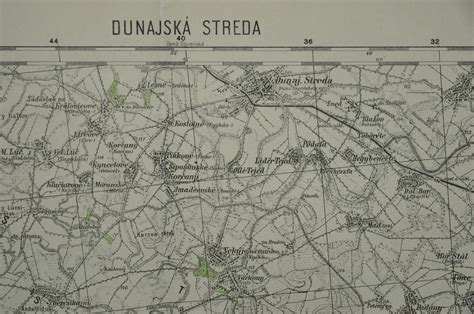 Mapa Dunajskej Stredy s vyznačeným kaderníctvom