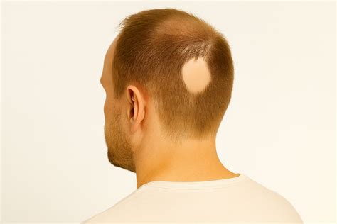 Kruhové lysiny pri alopecia areata