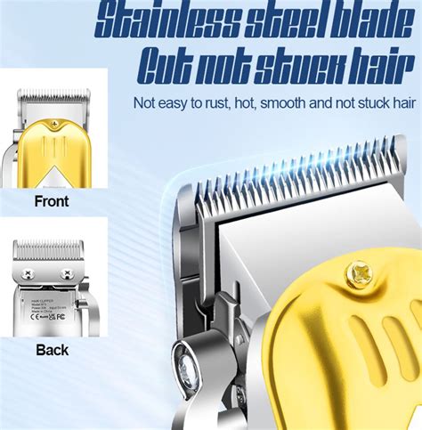 detailný záber na čepele zastrihávača