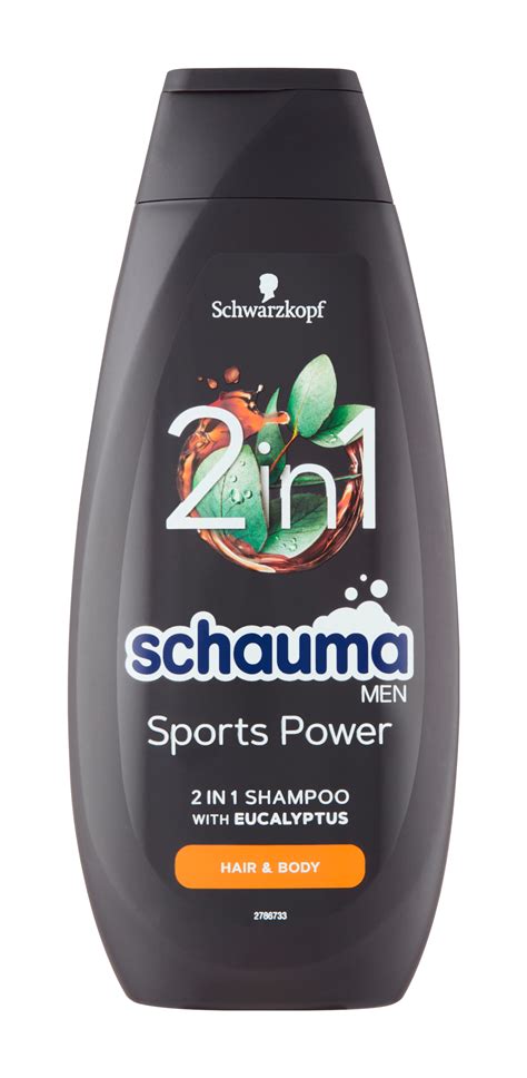 Fľaša šampónu Schauma Men Sports Power 2v1