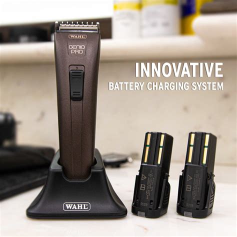 Schéma fungovania vymeniteľných batérií pri strojčeku WAHL Genio Cordless