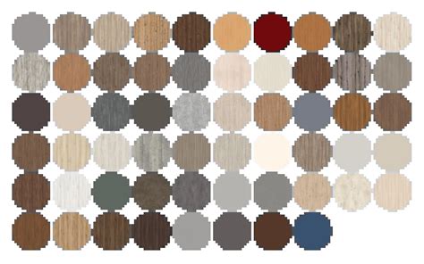 Farebná paleta hennových odtieňov