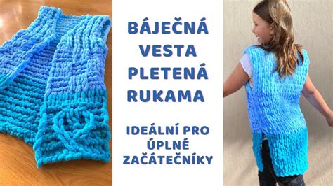 Vzor pletenej pánskej vesty