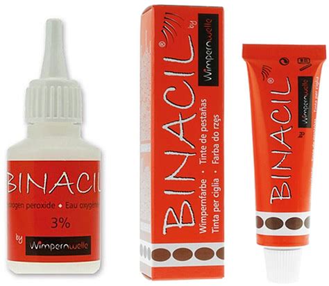 Logo Wimpernwelle a produkty Binacil