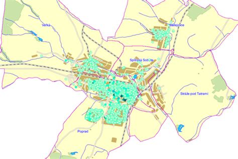 Mapa kaderníctiev a salónov v Poprade