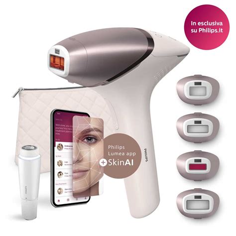 Rôzne nástavce Philips Lumea pre telo a tvár
