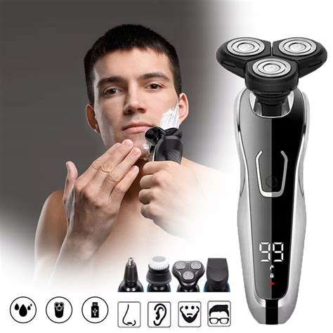 Pánsky elektrický holiaci strojček s nadstavcami